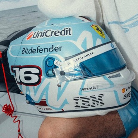 Charles Leclerc 2026 VC Miami mini přilba, Ferrari, 1:5 Looksmart