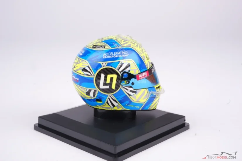 Lando Norris 2020 mini helmet, McLaren F1 Team, 1:5 Spark