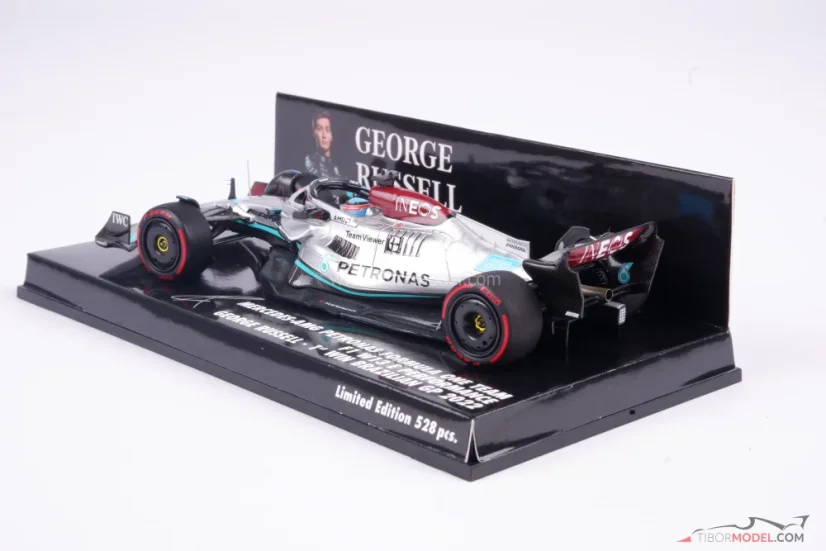 Mercedes W13 - George Russell (2022), Winner Brazilian GP, 1:43 Minichamps