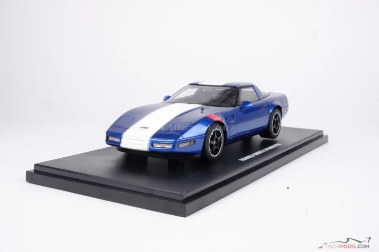 Chevrolet Corvette C4 Gran Sport (1996) modrý, 1:18 GT Spirit