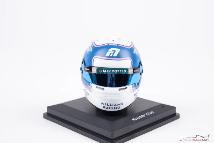 Alex Albon 2024 Monaco GP, Williams helmet, 1:5 Spark