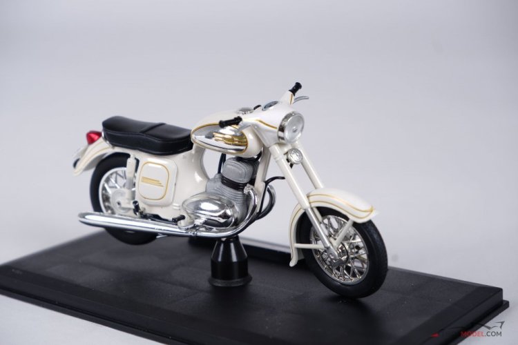 Jawa 350 Kyvacka Automatic fehér (1966), 1:18 Abrex