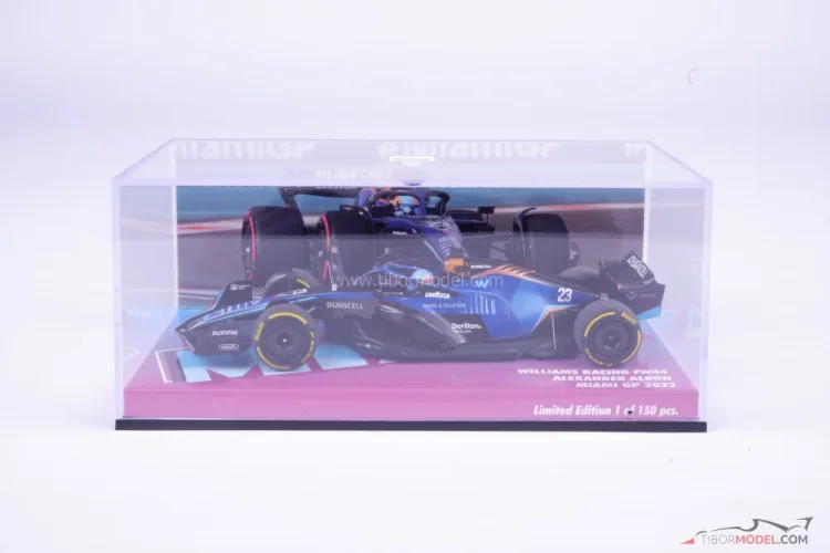 Williams FW44 - Alex Albon (2022), Miami Nagydíj, 1:43 Minichamps