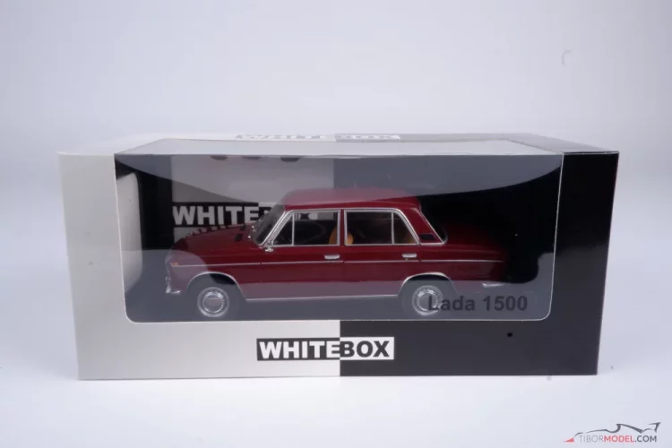 Lada 1500 dark red, 1:24 Whitebox