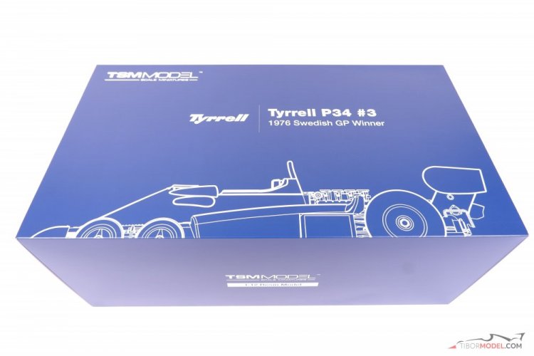 Tyrrell P34 - J. Scheckter (1976), Svéd Nagydíj győztes, 1:12 TSM