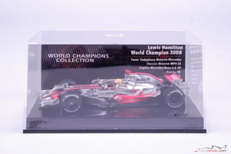 McLaren Mercedes MP4-23 - Lewis Hamilton (2008), Világbajnok, 1:43 Minichamps