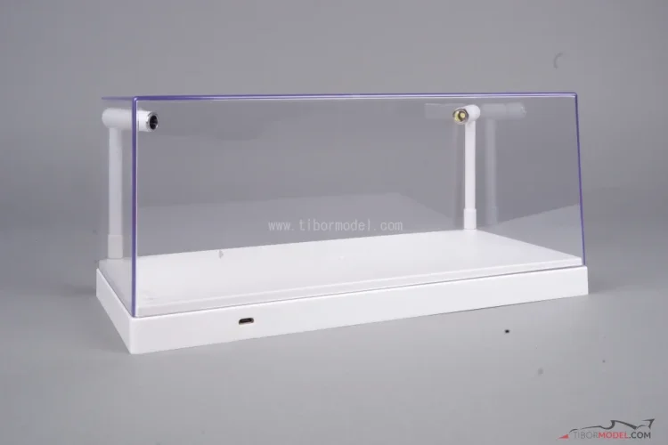 Vitrína LED bílá pro modely měřítka 1:24 a 1:43