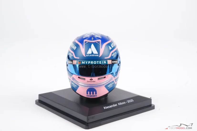 Alexander Albon 2025 mini prilba, Williams, 1:5 Spark