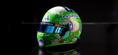 Alex Albon 2025 VC Singapuru mini prilba, Williams, 1:2 Bell