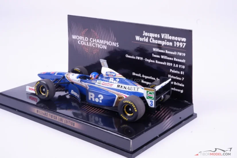 Williams FW19 - Jacques Villeneuve (1997), Majster sveta, 1:43 Minichamps