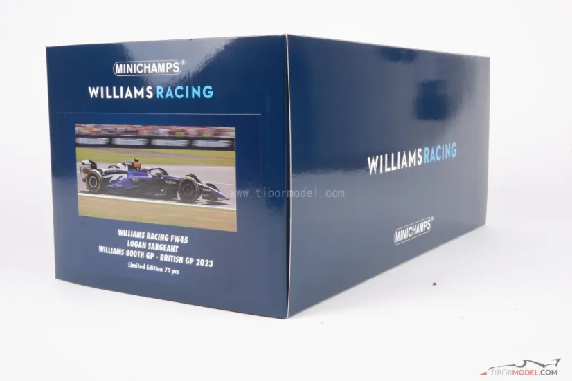 Williams FW45 - Logan Sargeant (2023), 800. futam Silverstone, 1:18 Minichamps