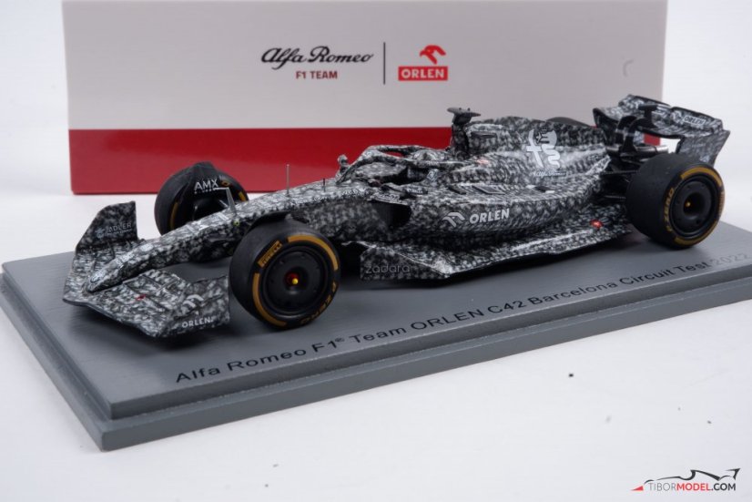 Alfa Romeo C42 - R. Kubica (2022), předsezónní testy, 1:43 Spark