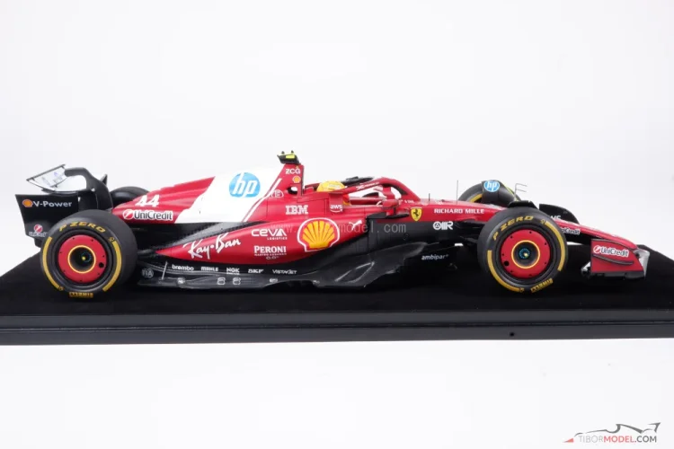 Model Ferrari SF-25 Hamilton Sprint 2025, 1:18 Looksmart