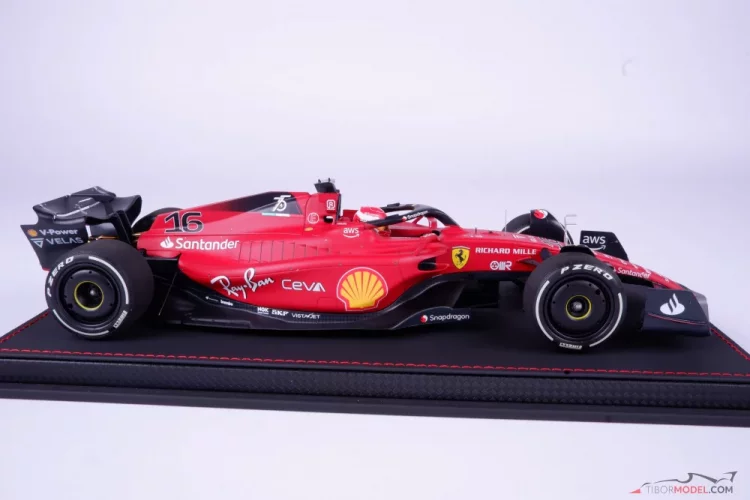 Model car Ferrari F1-75 Leclerc 2022, 1:18 BBR | Tibormodel.com