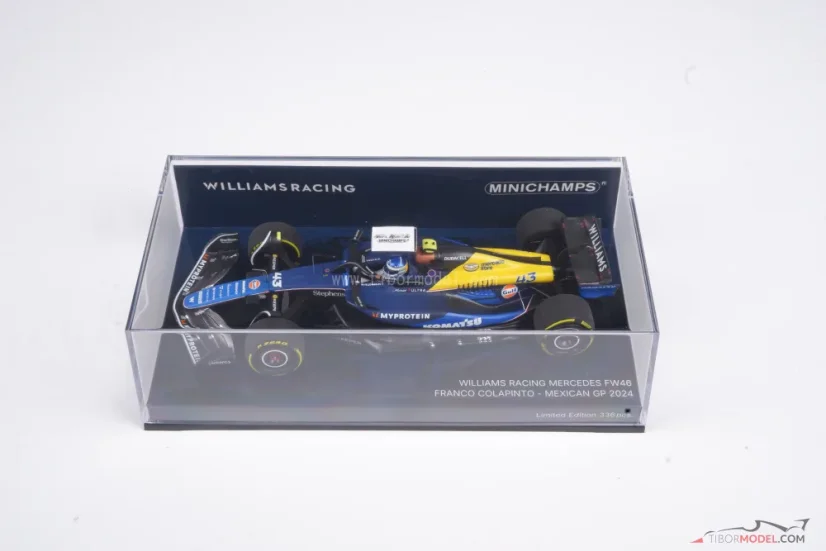 Williams FW46 - Franco Colapinto (2024), Mexico GP, 1:43 Minichamps