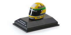Ayrton Senna 1991 McLaren mini helmet, world champion, 1:8 Minichamps