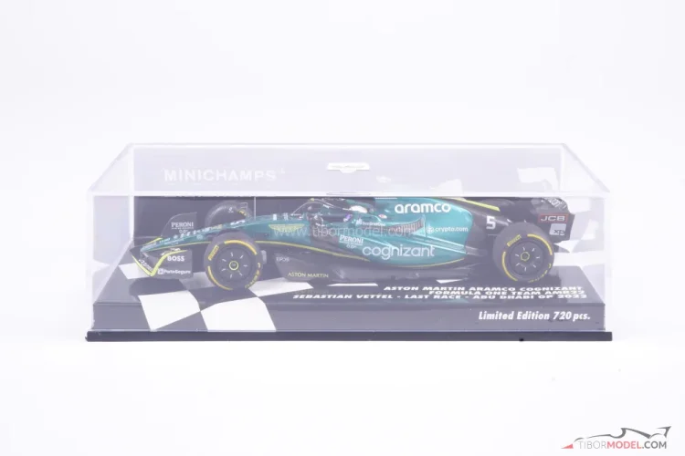 Aston Martin AMR22 - Sebastian Vettel (2022), Last race, 1:43 Minichamps