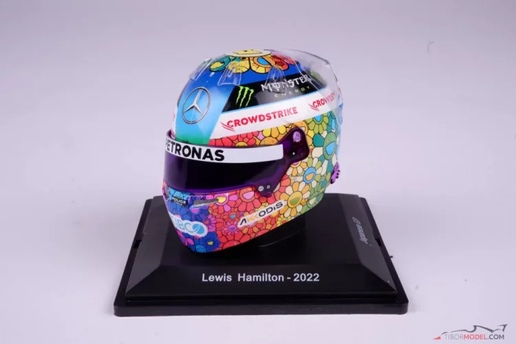 Lewis Hamilton 2022 VC Japonska, Mercedes prilba, 1:5 Spark