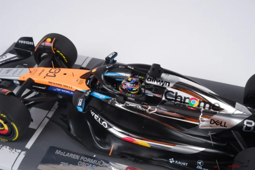 McLaren MCL39 - Oscar Piastri (2025), VC Veľkej Británie, 1:18 Minichamps