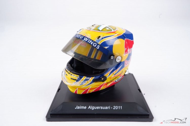 Jaime Alguersuari 2011 Toro Rosso helmet, 1:5 Spark