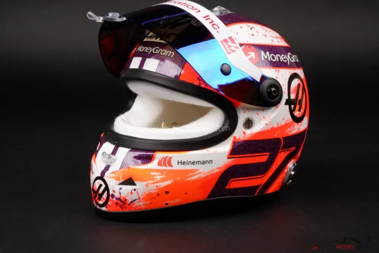Nico Hülkenberg 2023 Haas prilba, 1:2 Schuberth
