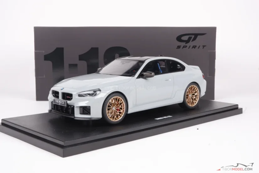 BMW M2 CS (2026) šedé, 1:18 GT Spirit