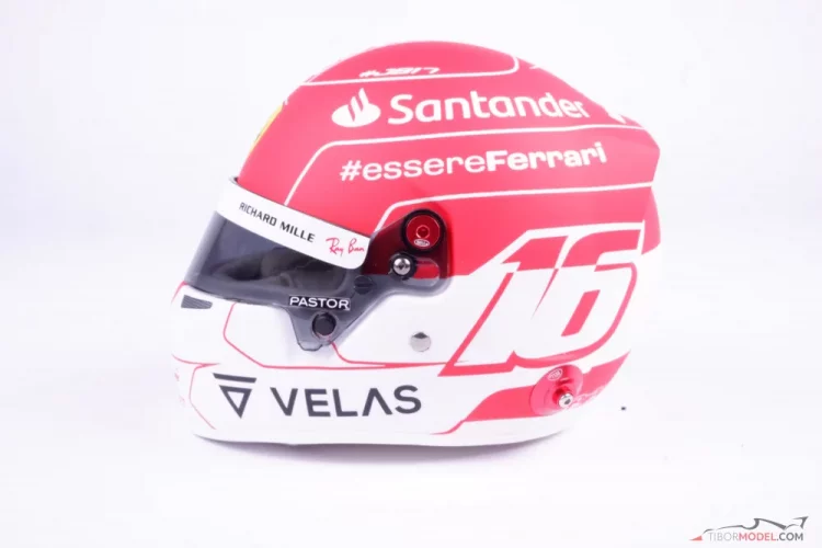 Charles Leclerc 2022 Monacoi Nagydíj, Ferrari sisak, 1:2 Bell