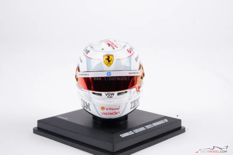 Charles Leclerc 2025 VC Monaka mini prilba, Ferrari, 1:5 Looksmart