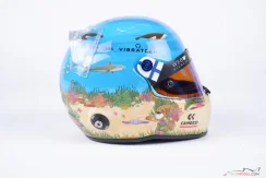 Valtteri Bottas 2024 Monako, Kick Sauber mini přilba, 1:2 Stilo