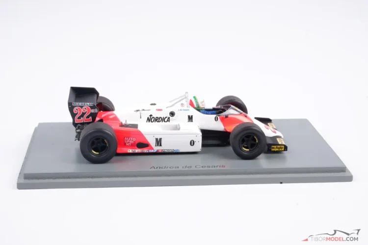 Alfa Romeo 183T - Andrea de Cesaris (1983), VC Jižní Afriky, 1:43 Spark