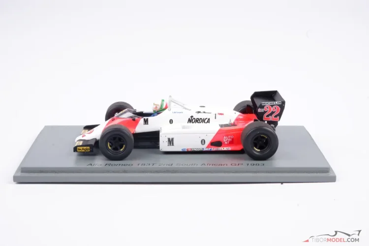 Alfa Romeo 183T - Andrea de Cesaris (1983), VC Jižní Afriky, 1:43 Spark