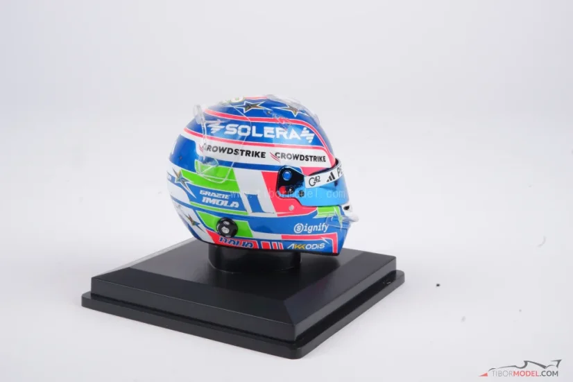 Kimi Antonelli 2025 Imola mini helmet, Mercedes, 1:5 Spark