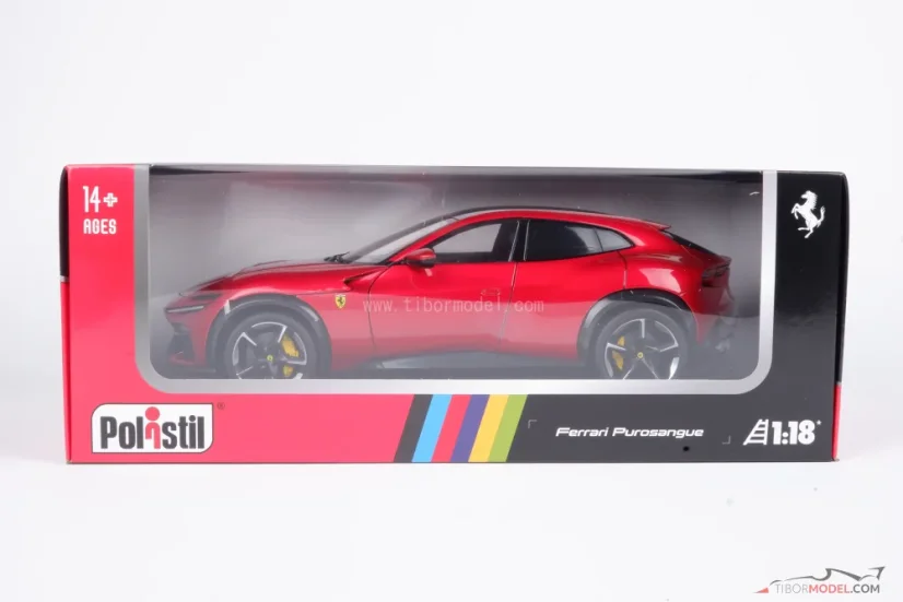 Ferrari Purosangue (2022) piros, 1:18 Polistil
