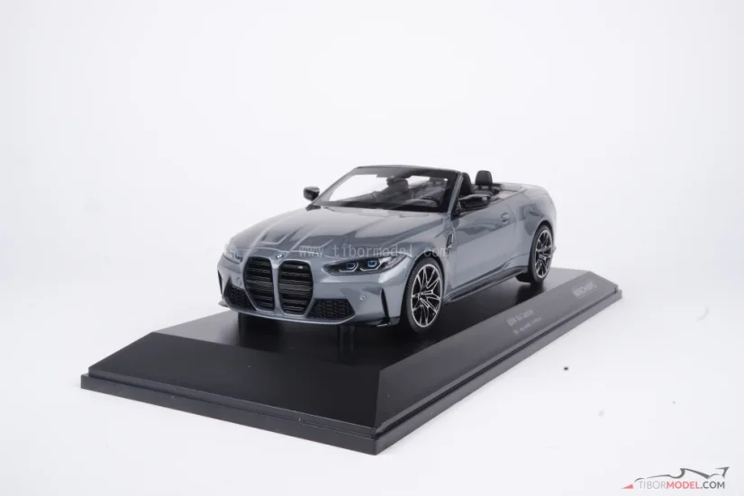 BMW M4 Cabriolet (2021) grey, 1:18 Minichamps
