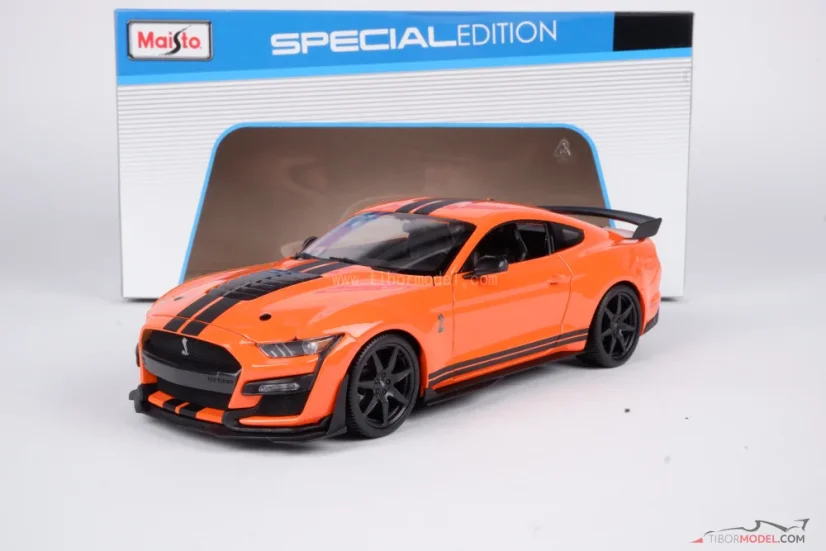 Mustang Shelby GT500 (2020) narancssárga, 1:18 Maisto