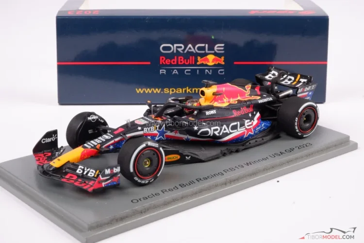 Red Bull RB19 - Max Verstappen (2023), Víťaz USA, 1:43 Spark