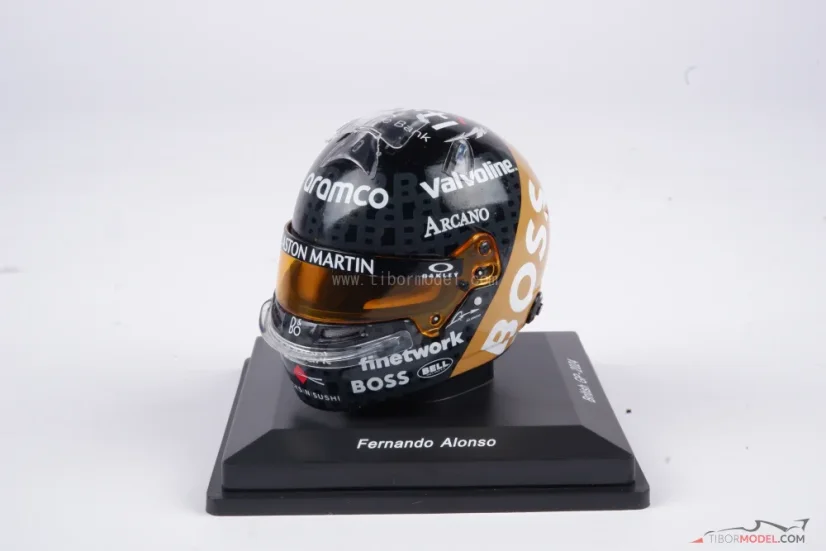 Fernando Alonso 2024 Brit Nagydíj, Aston Martin sisak, 1:5 Spark