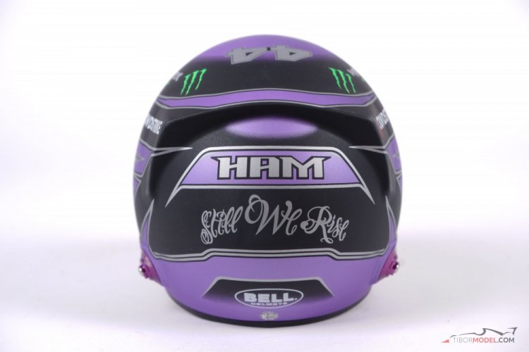 Lewis Hamilton 2021 Mercedes helmet, 1:2 Bell