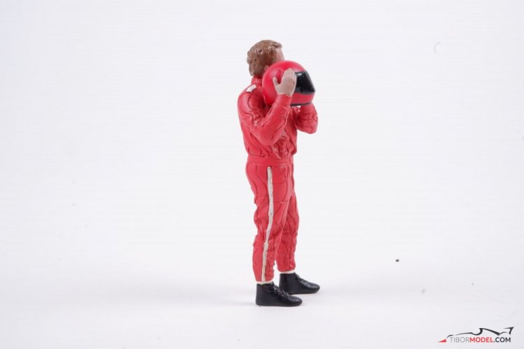 Niki Lauda pilóta figura, 1:18 American Diorama