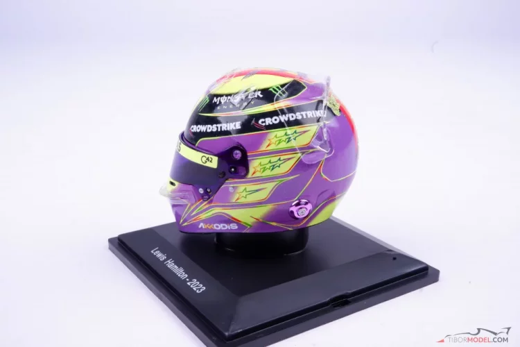 Lewis Hamilton 2023, Mercedes helmet, 1:5 Spark
