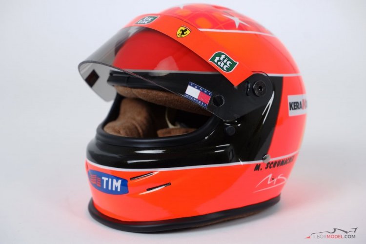 Michael Schumacher Ferrari 2000 sisak, világbajnok Suzuka, 1:2 Bell