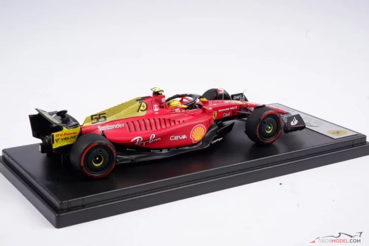 1:43 F1 Ferrari F1-75 75th Anniversary #16 Leclerc #55 Sainz Monza