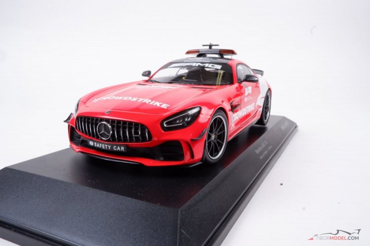 Safety Car Mercedes AMG GTR (2021) red, 1:18 Minichamps