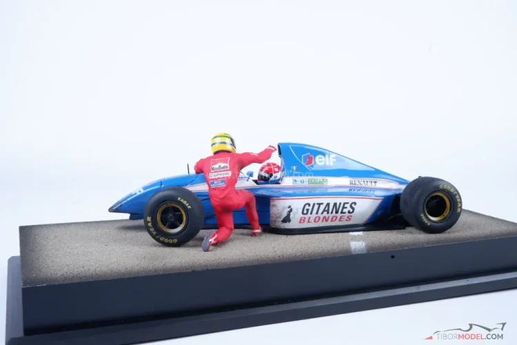 Ligier JS37 - Comas - Senna 1992, nehoda Belgicko, 1:18