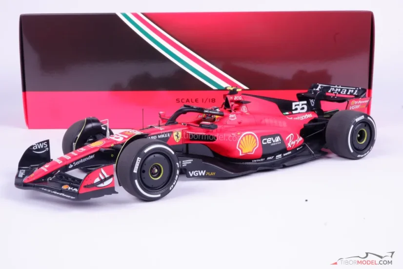 Ferrari SF-23 - Carlos Sainz (2023), Víťaz VC Singapuru, 1:18 BBR