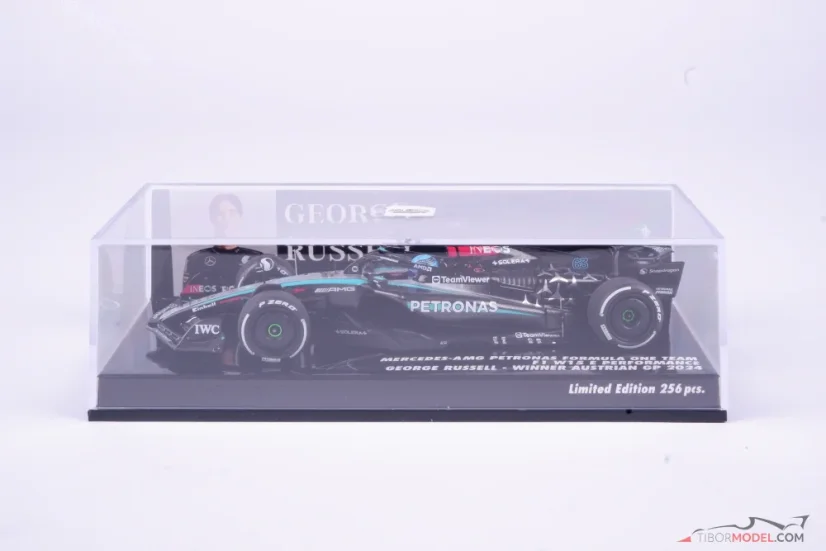 Mercedes W15 - George Russell (2024), Winner Austrian GP, 1:43 Minichamps