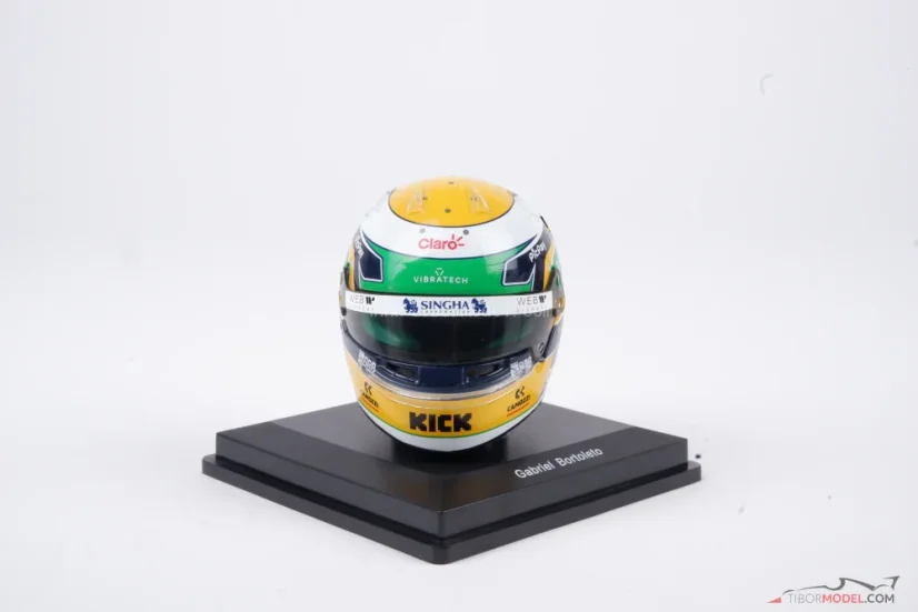 Gabriel Bortoleto 2025 mini prilba, Sauber, 1:5 Spark