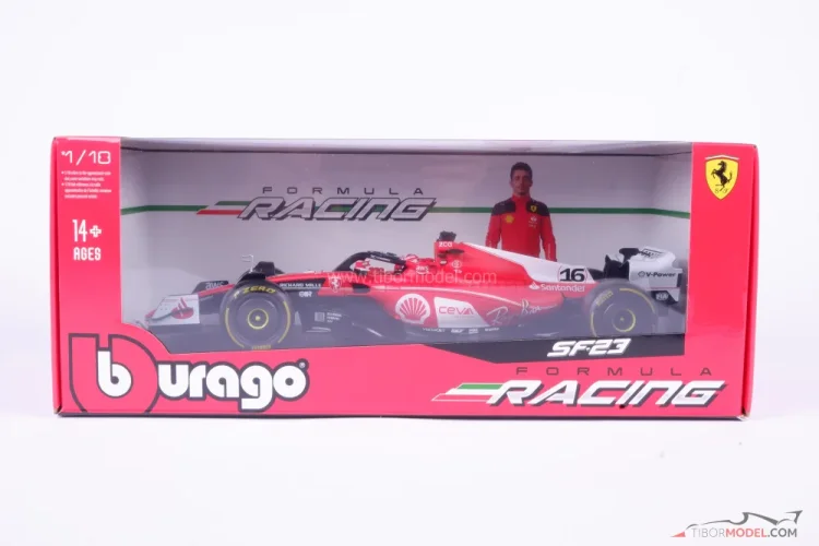 Model Ferrari SF23 Leclerc Las Vegas 2023, 1:18 Bburago