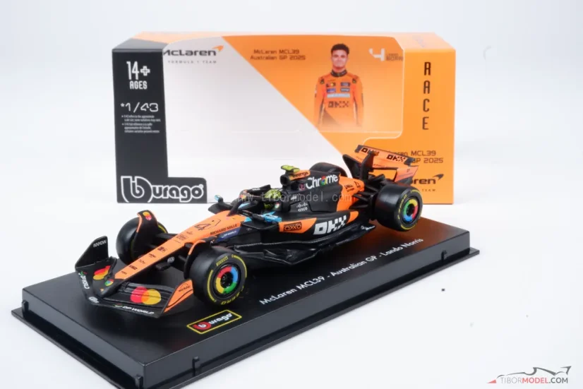 McLaren MCL39 - Lando Norris (2025), 1:43 BBurago Signature