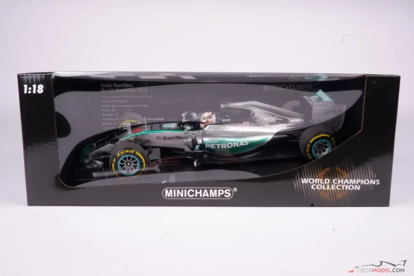 Mercedes W06 - Lewis Hamilton (2015), Világbajnok, 1:18 Minichamps